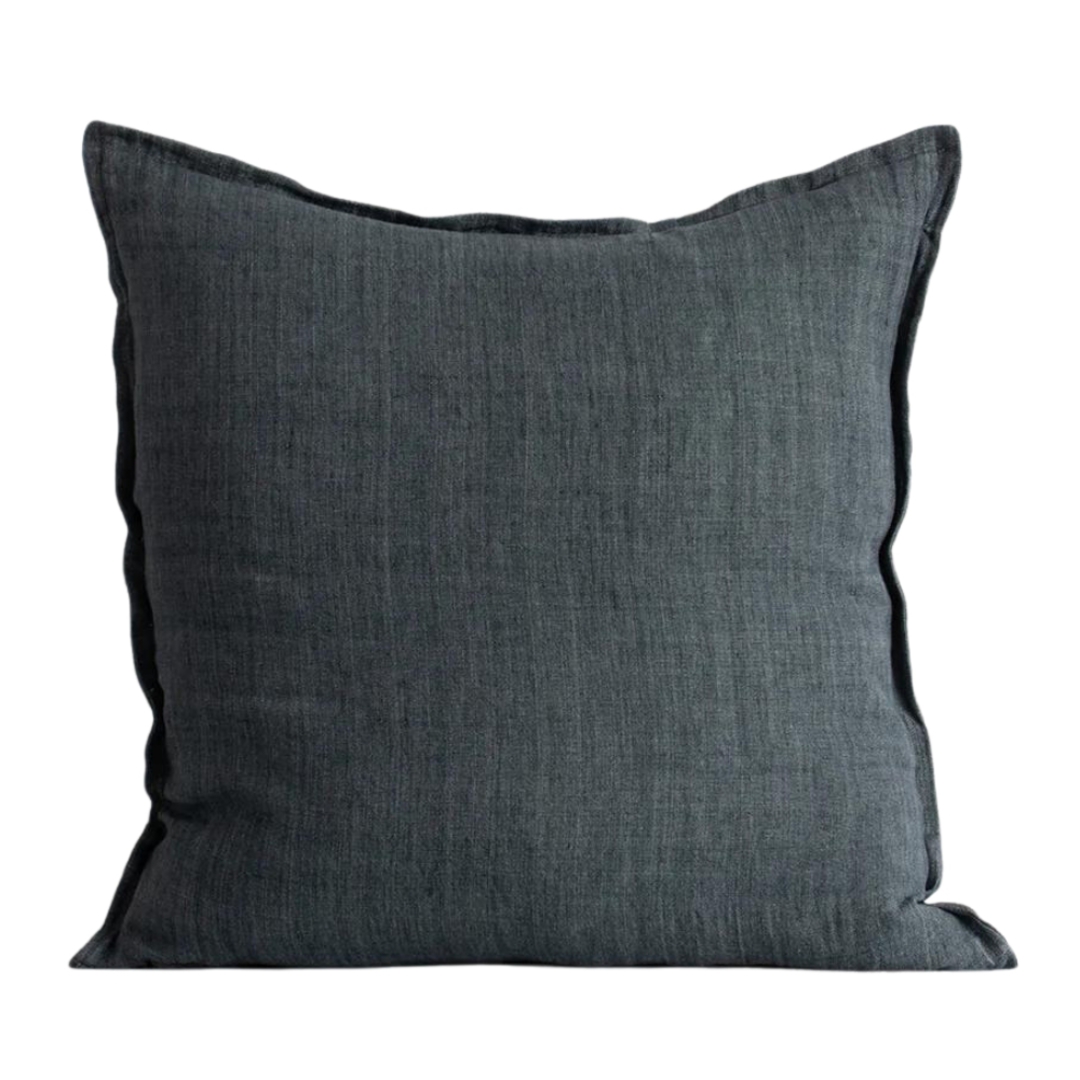 Cassia Cushion with Feather Inner - Cloudburst 55cm image 0